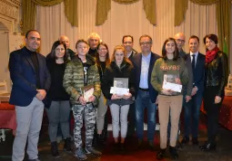 I premiati delle medie Michele Minetti Anna Delfino Elisa Tallone